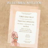 Invitation Spa de la douche nuptiale de la Journée