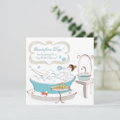 Invitation Spa de la Princesse Bride Shower de Mariée (Debout devant)