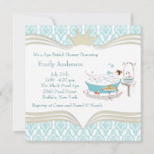 Invitation Spa de la Princesse Bride Shower de Mariée (Dos)