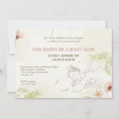 Invitation Spa et Beauté (Devant)