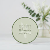 Invitation spa Fête des mariées Concombre (Debout devant)