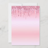 Invitation Spa Glitz & Glam Party Fille Anniversaire (Dos)