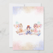 Invitation Spa jama fête d'anniversaire (Dos)