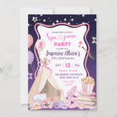 Invitation Spa-jama rose violet (Devant)