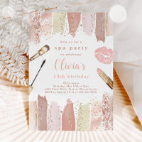 Spa Maquillage fête d'anniversaire Pink Glitz & Gl