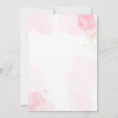 Invitation Spa Party Maquillage fille Anniversaire Fête Invit (Dos)