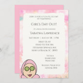 Invitation Spa pour une journée entre filles (Devant / Derrière)