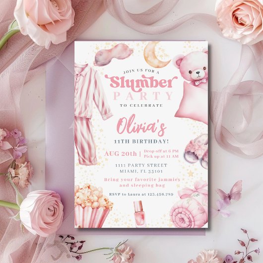 Invitation Spa rose de la fête de Stwood