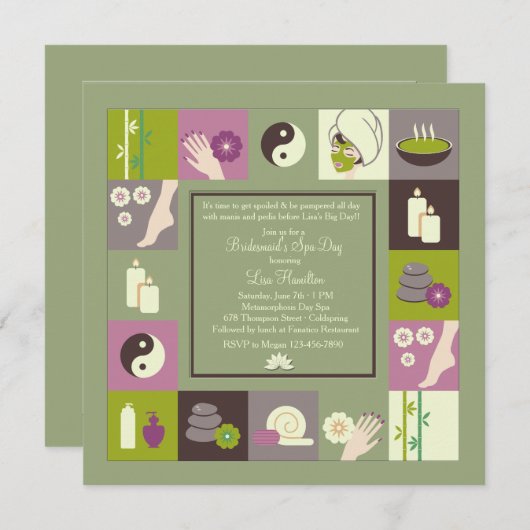 Invitation spa Therapy (Devant / Derrière)