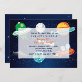 Invitation Space Adventure (Devant / Derrière)