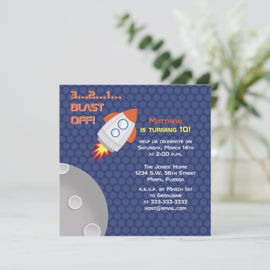 Invitation Space Adventure (Debout devant)