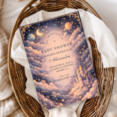 Invitation Space Castle Baby Shower