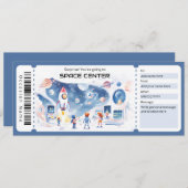 Invitation  Space Center Gift Certificate (Devant / Derrière)