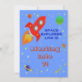 Invitation Space Explorer 5x7 (Devant)