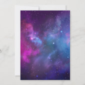 Invitation Space Galaxy Under the Stars (Dos)