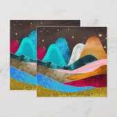 Invitation Space Mountains (Devant / Derrière)