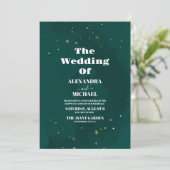 Invitation Space Nebula Maroon Galaxy Mariage (Debout devant)