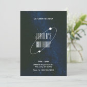 Invitation Space Starry Night Universe Anniversaire (Debout devant)