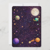 Invitation Space Themed Birthday Blast Off Outer Space (Dos)