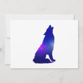 Invitation Space Wolf howling (Dos)