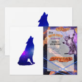 Invitation Space Wolf howling (Devant / Derrière)