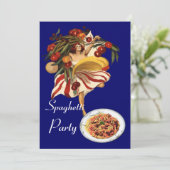 INVITATION SPAGHETTI PARTY DANCE, CUISINE ITALIENNE ET TOMATE (Debout devant)