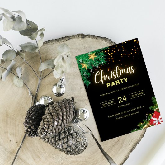Invitation Sparkle Noël
