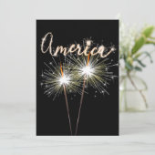 Invitation Sparkler 4 juillet (Debout devant)