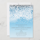 Invitation Sparkling Lights Paysage Hivernal Romantique (Devant)