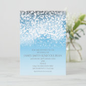 Invitation Sparkling Lights Paysage Hivernal Romantique (Debout devant)