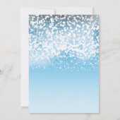 Invitation Sparkling Lights Paysage Hivernal Romantique (Dos)