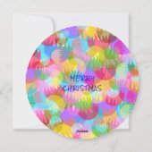 Invitation Sparkly Colorful Simple Christmas Dinner Party (Dos)