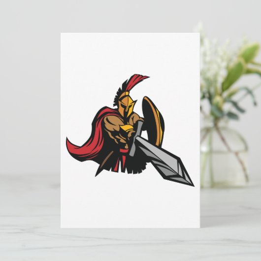 Invitation Spartiate (Debout devant)