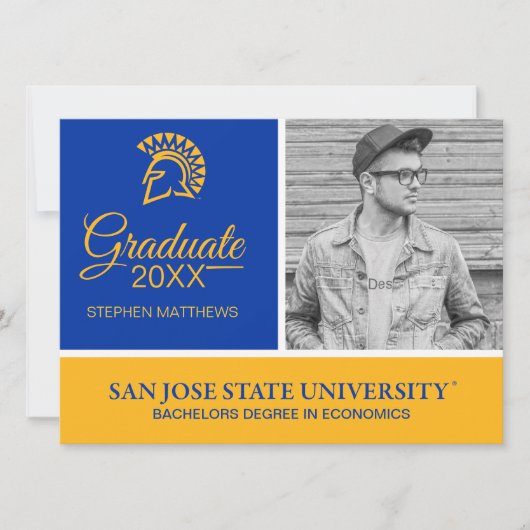 Invitation Spartiates de San Jose State (Devant)