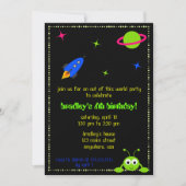 Invitation spatiale (Devant)