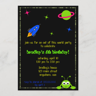 Invitation spatiale
