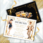 Invitation Speakeasy Flapper Great Gatsby Art Déco Party