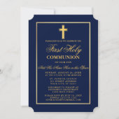 Invitation Spécial 1 - Blue Gold Communion (Devant)