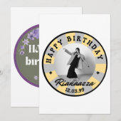 Invitation special birthday  (Devant / Derrière)