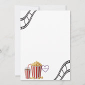Invitation Spécial soirée cinéma anniversaire (Dos)