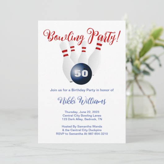 Invitation spéciale 50e anniversaire - Bowling Par (Debout devant)