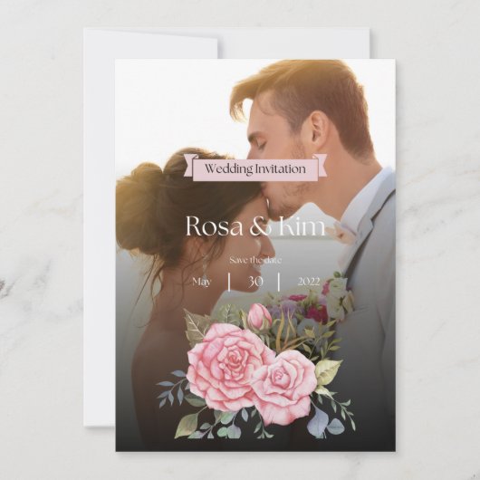 Invitation spéciale à célébrer l'amour et le dévou (Devant)