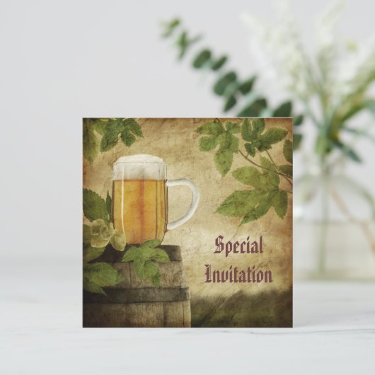 Invitation spéciale à la bière (Debout devant)