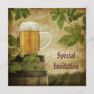 Invitation spéciale à la bière