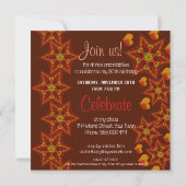 Invitation spéciale à la fête de la bonté orange (Dos)