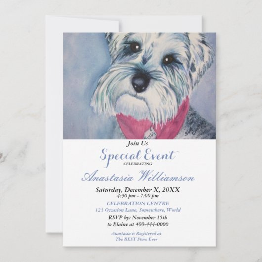 INVITATION SPÉCIALE À LA FÊTE D'ÉVÉNEMENT (Devant)