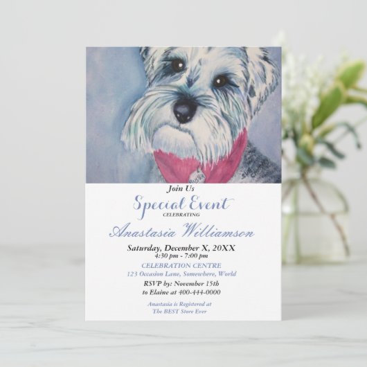 INVITATION SPÉCIALE À LA FÊTE D'ÉVÉNEMENT (Debout devant)