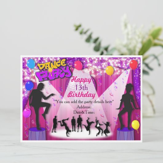 Invitation spéciale du Dance Party (Debout devant)