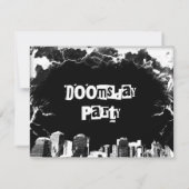 Invitation Spéciale Du Doomsday Party (Dos)