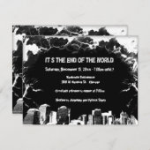 Invitation Spéciale Du Doomsday Party (Devant / Derrière)